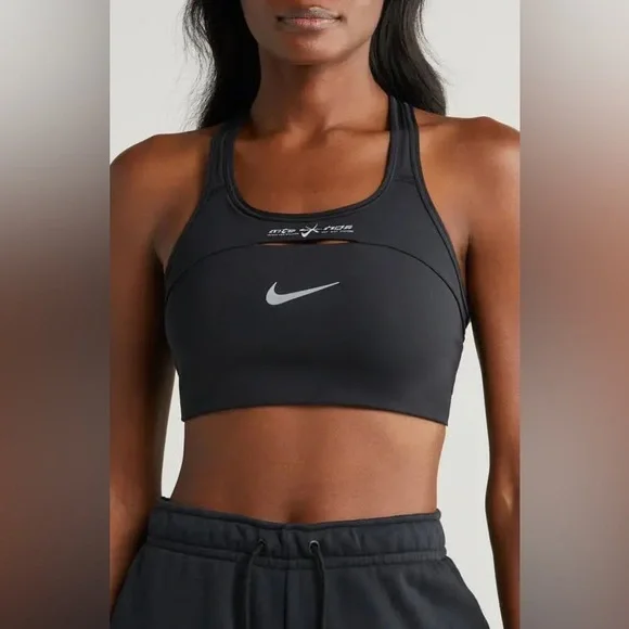 Nike Megan Thee Stallion Cut Out Sports Black Bra Size XS - Picture 3 of 10